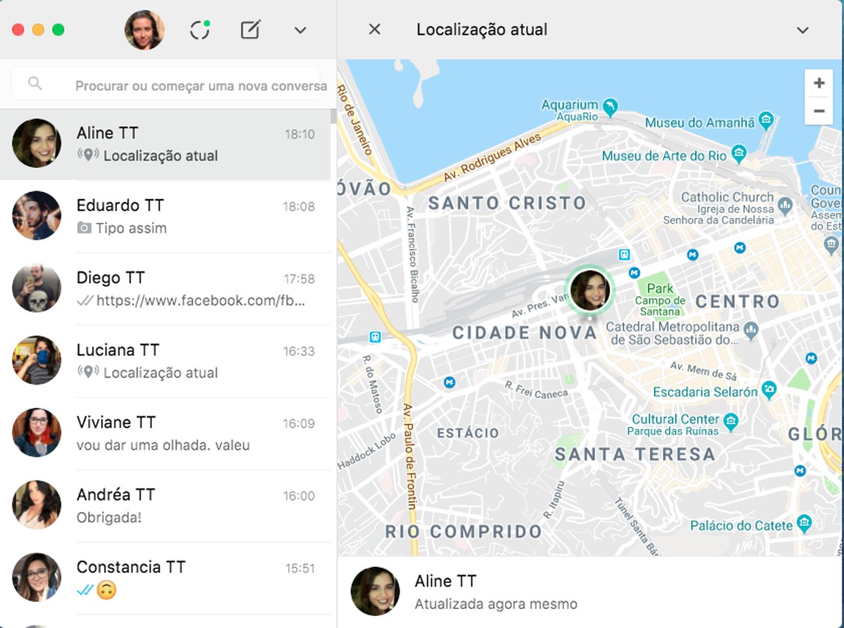 WhatsApp Web now shows real-time location | Social networks