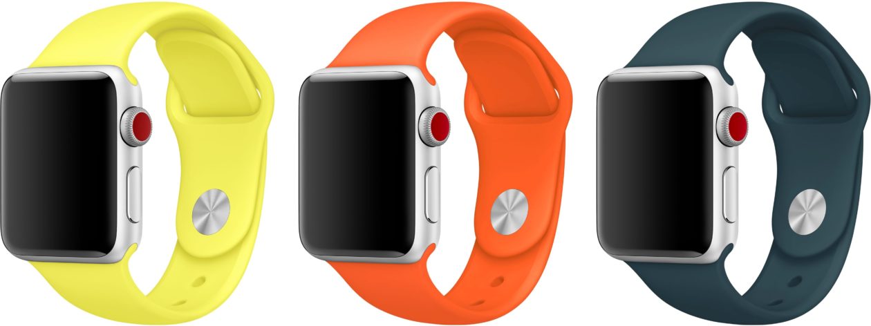 Apple launches three new colors of Apple Watch sports bands and iPhones cases [atualizado: mais]