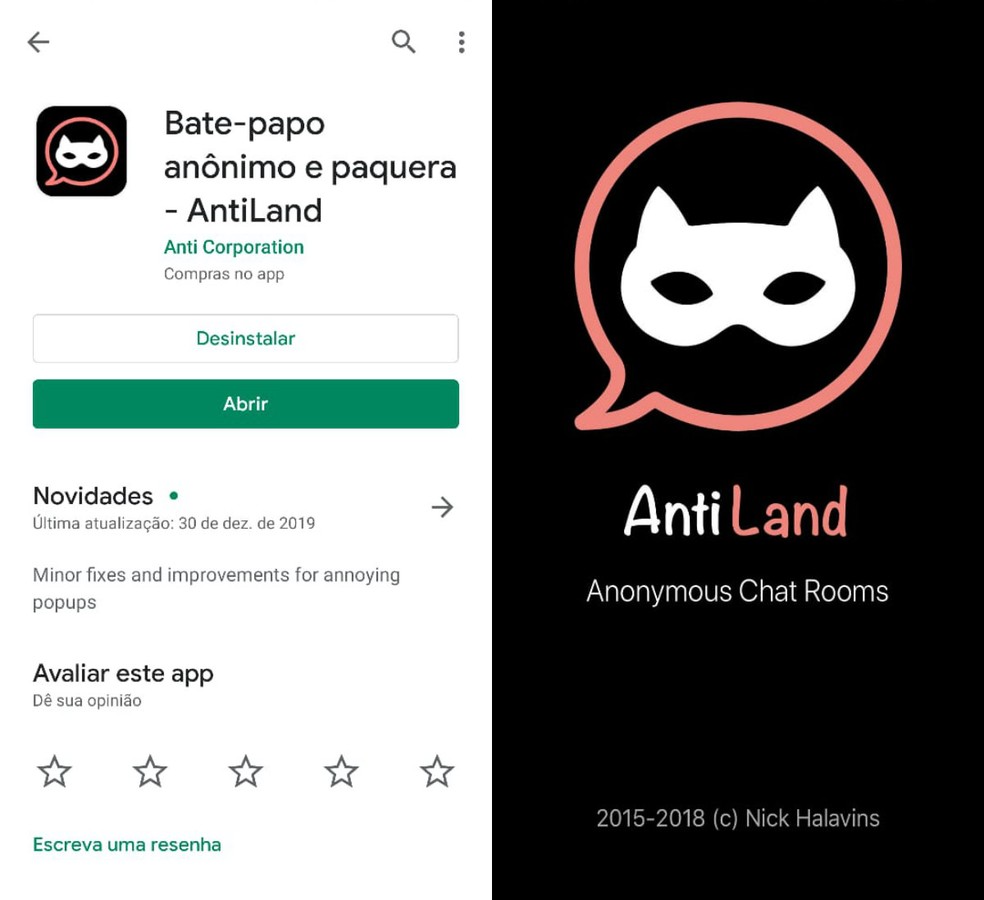 AntiLand is an online dating app Photo: Reproduo / Clara Fabro