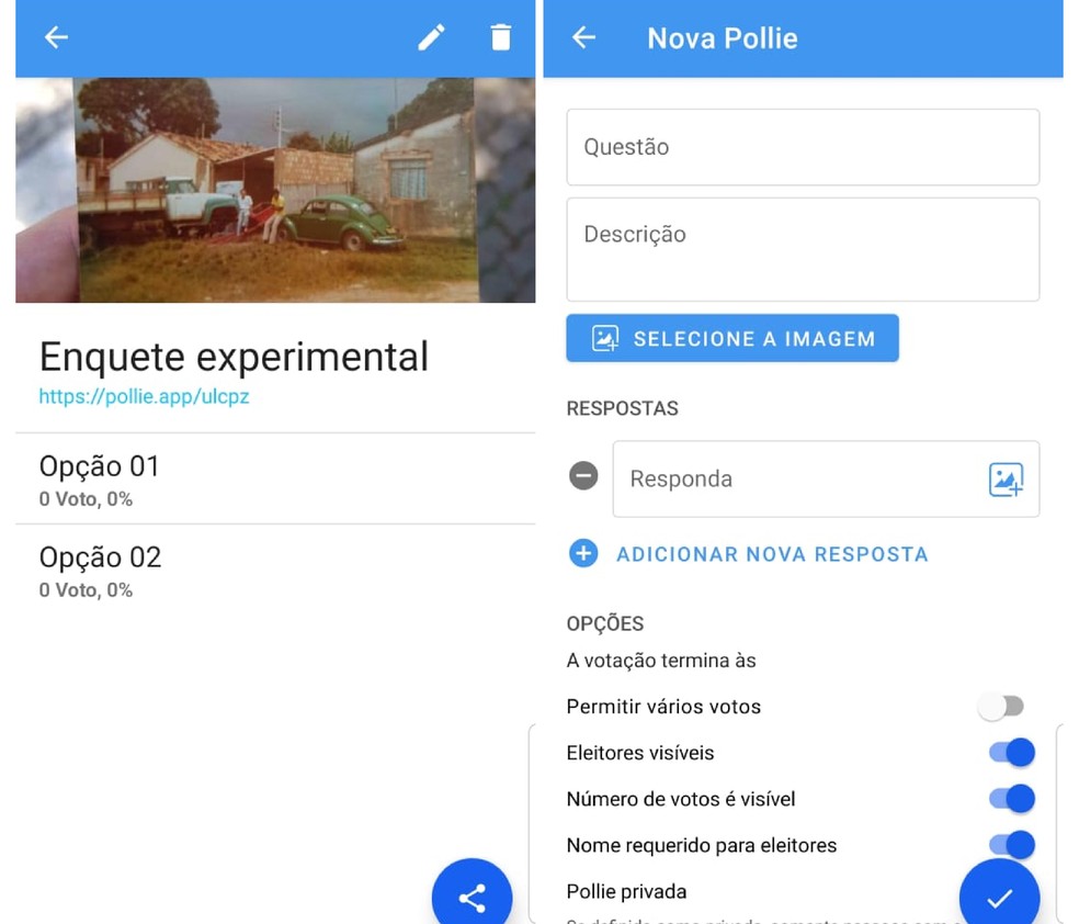 How to create poll on WhatsApp free? Pollie is available for Android and iPhone (iOS Photo: Reproduction / Emanuel Reis