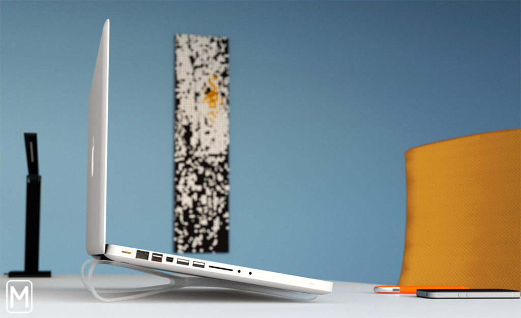 The Prop is a great laptop stand that will likely come true via Kickstarter