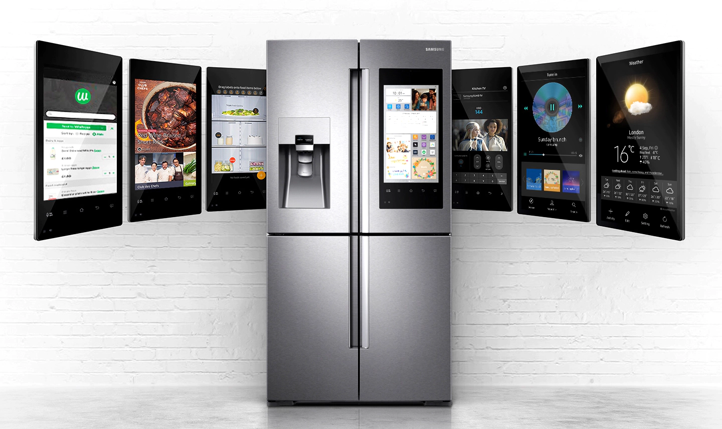 Learn how to use 5 connectivity features in a Samsung smart refrigerator