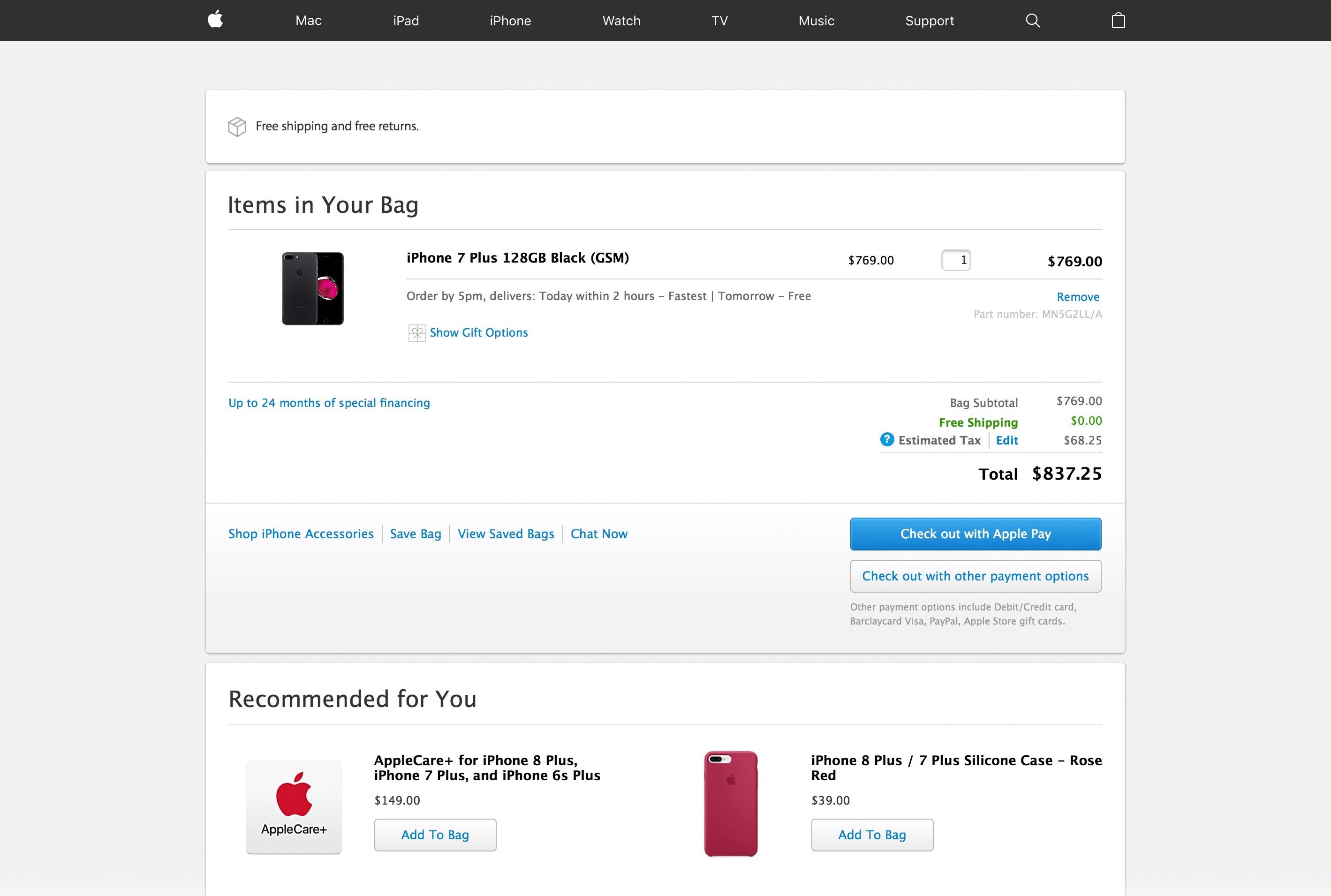 Tutorial on how to buy an Apple product on pre-order