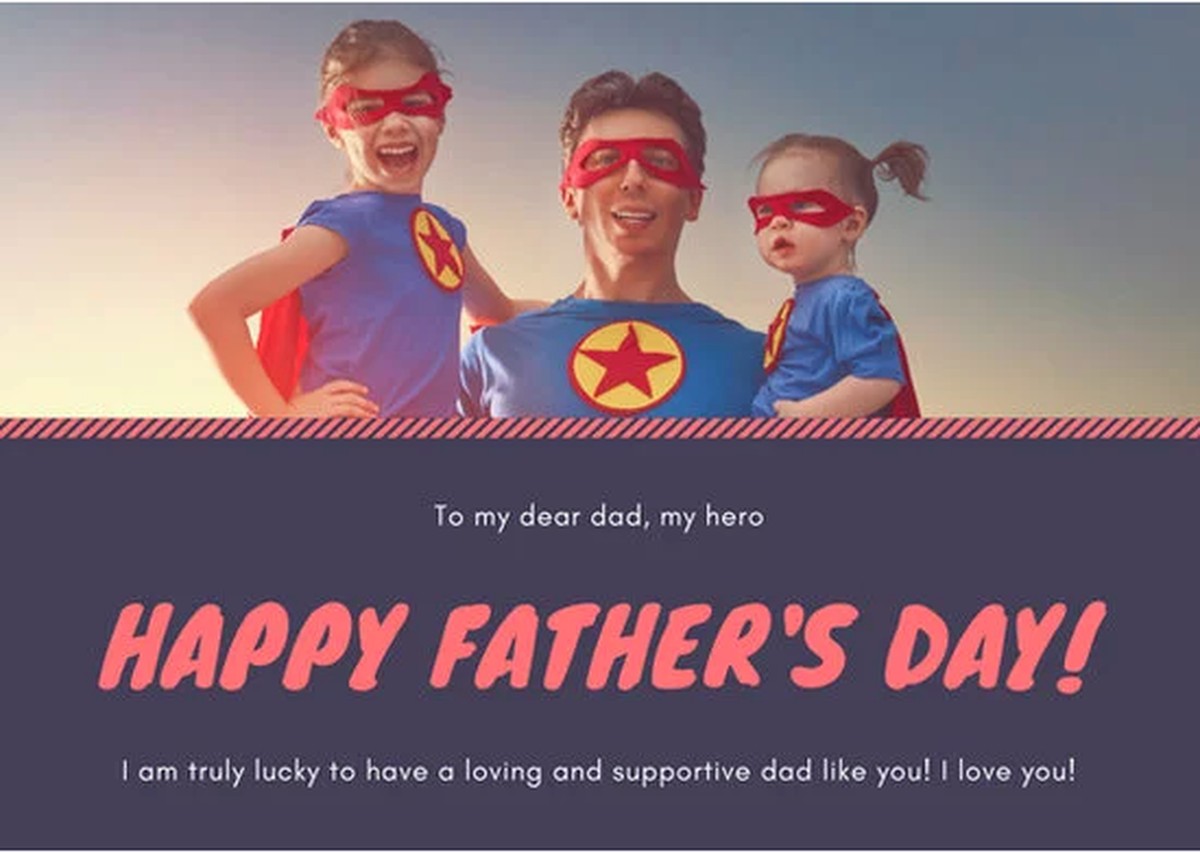 How to create a card with a Father's Day message in Canva | Publishers
