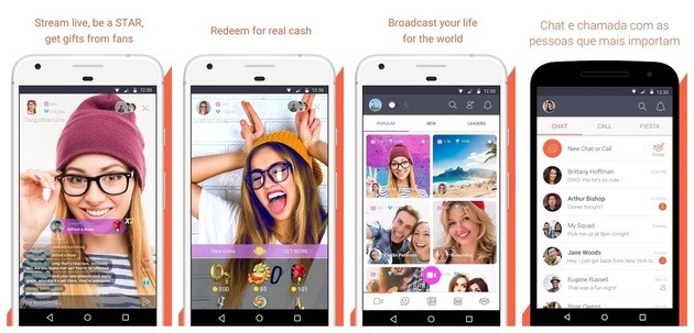 Instant messaging and video calling with Tango