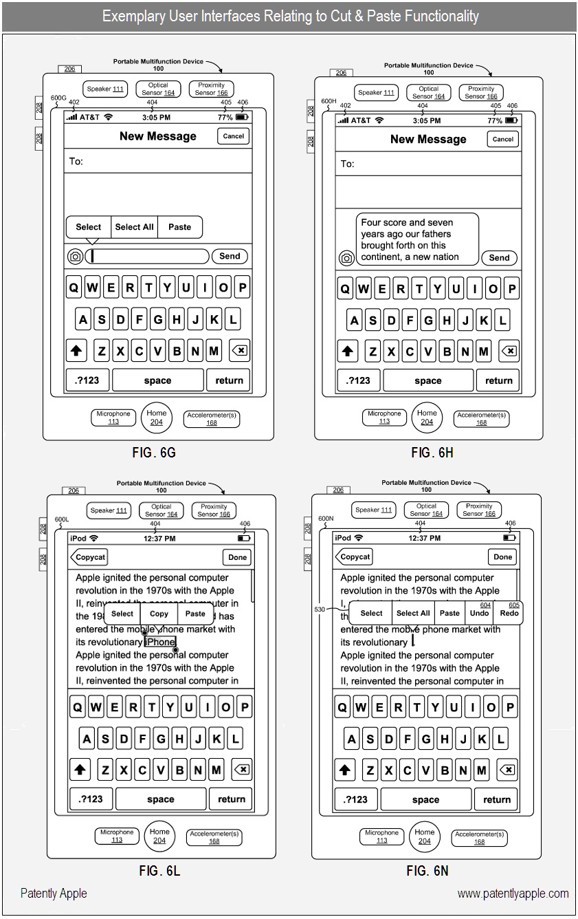 Patent to lock: cut, copy and paste on iOS, iPad with two docks arrives in Europe