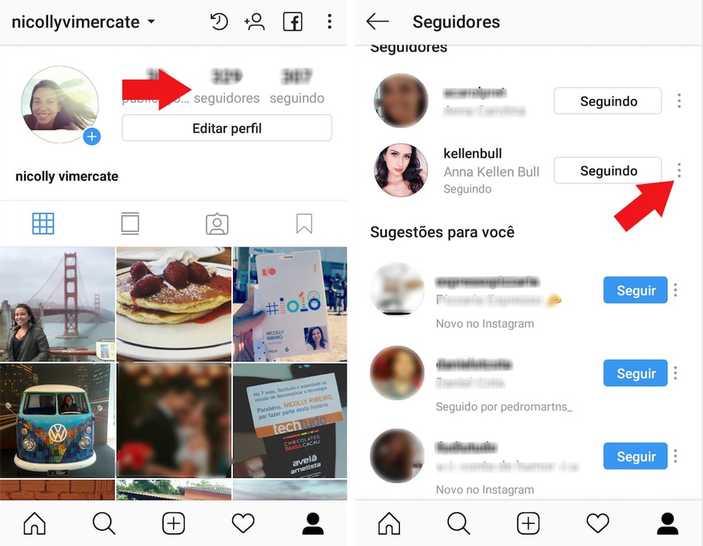 See how to remove followers on Instagram Photo: Reproduo / dnetc