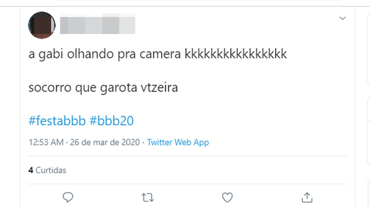 What does 'vtzeiro' mean? Grows success on Twitter because of the BBB 20 | Social networks