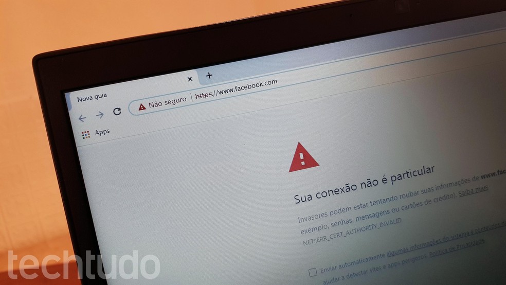 See six ways to resolve 'your connection in particular' error in Chrome Photo: Paulo Alves / dnetc