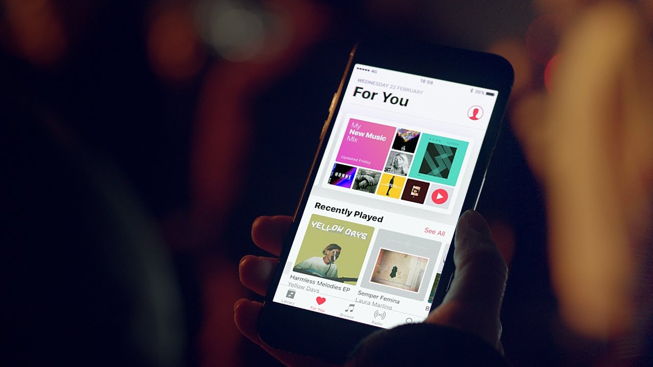 Apple airs two Apple Music commercials during the BRIT Awards