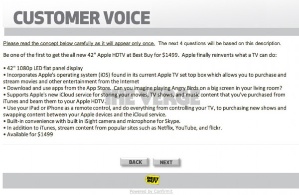 Best Buy iTV Questionnaire