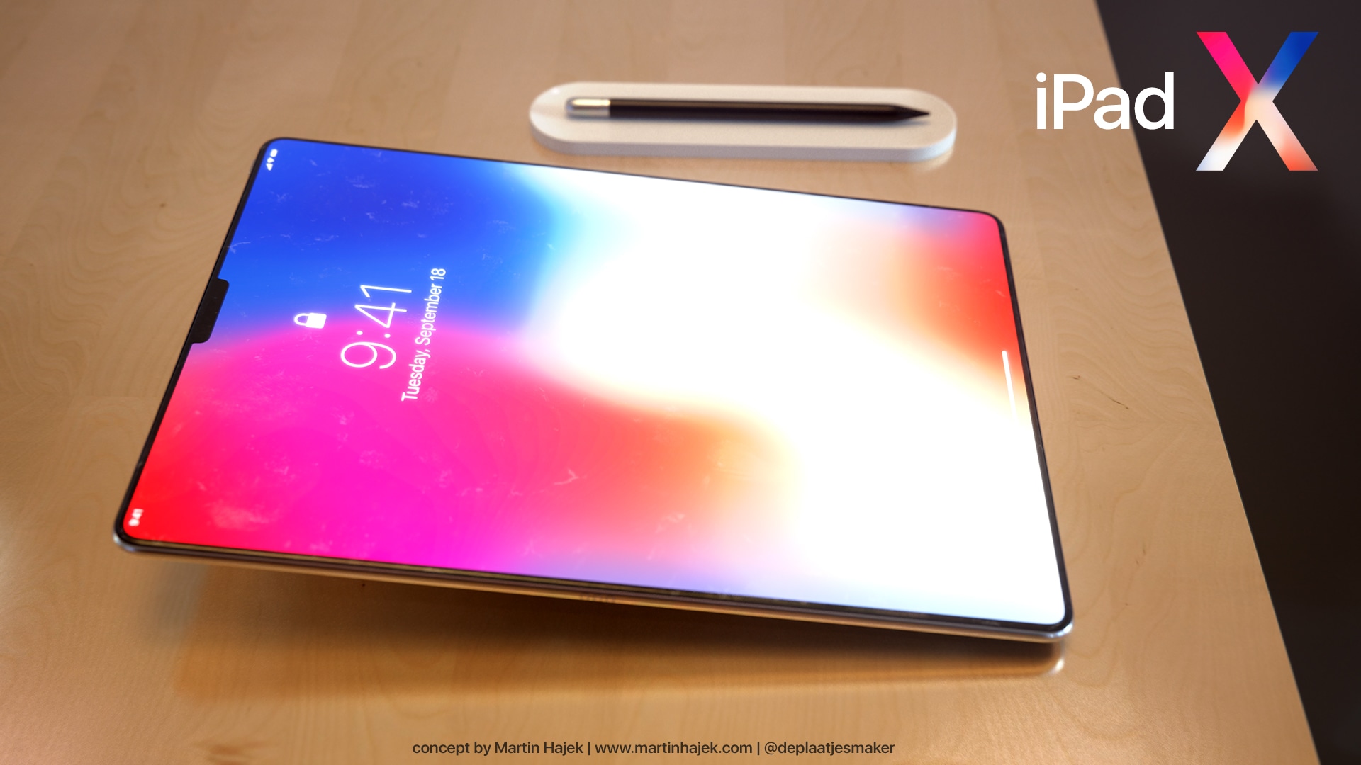 Designer specialized in realistic renders shows what a future “iPad X” might look like