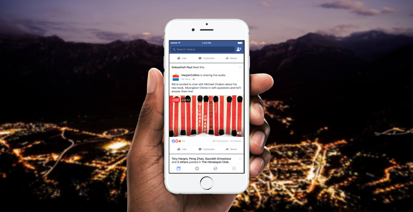 Facebook will offer live audio streams, but iOS users will have a major disadvantage when enjoying them