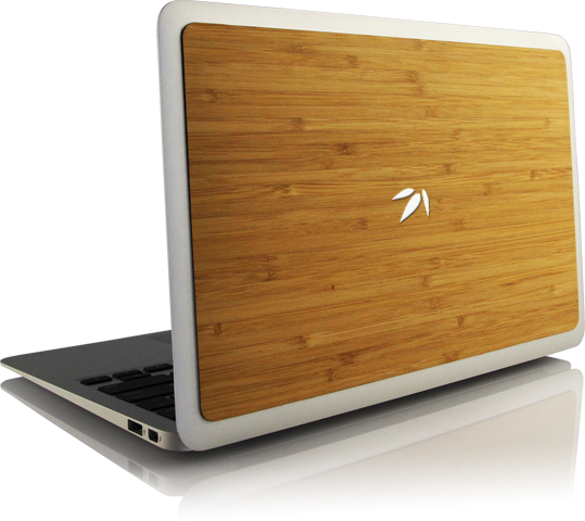 Grove's Bamboo Backs give MacBooks Air / Pro a very different visual touch