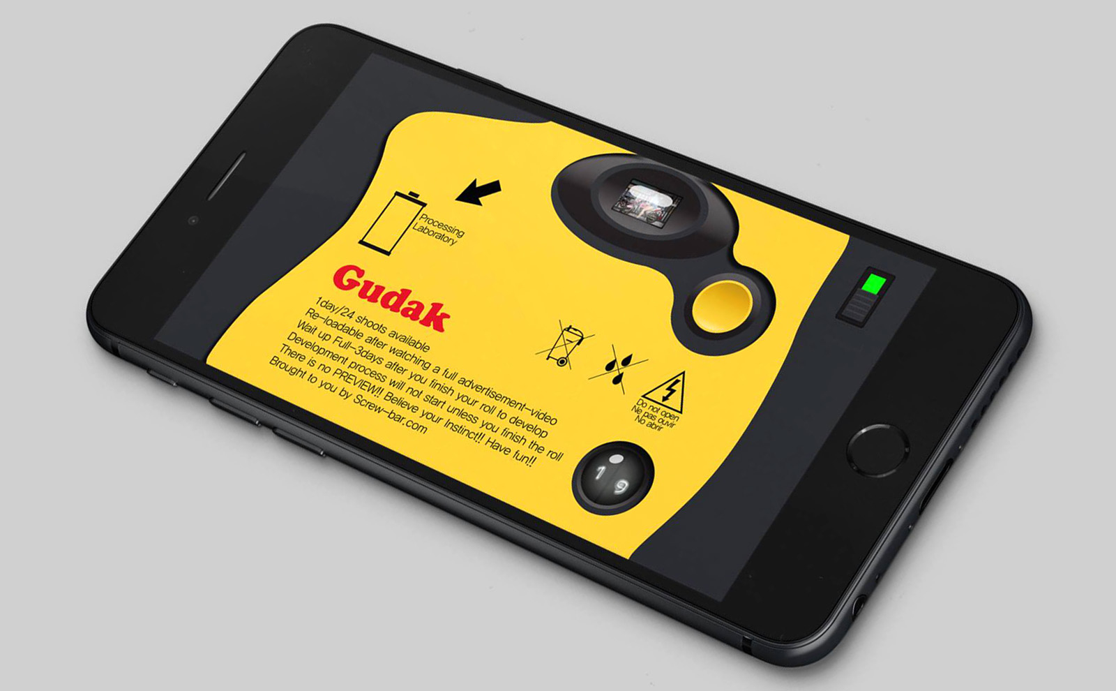 Gudak Cam is the app for those who want to relive the nostalgic times of analog cameras