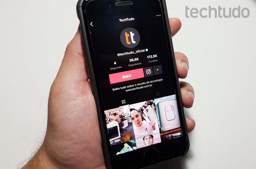 TikTok adopts dark mode on the iPhone Photo: Rodrigo Fernandes / dnetc