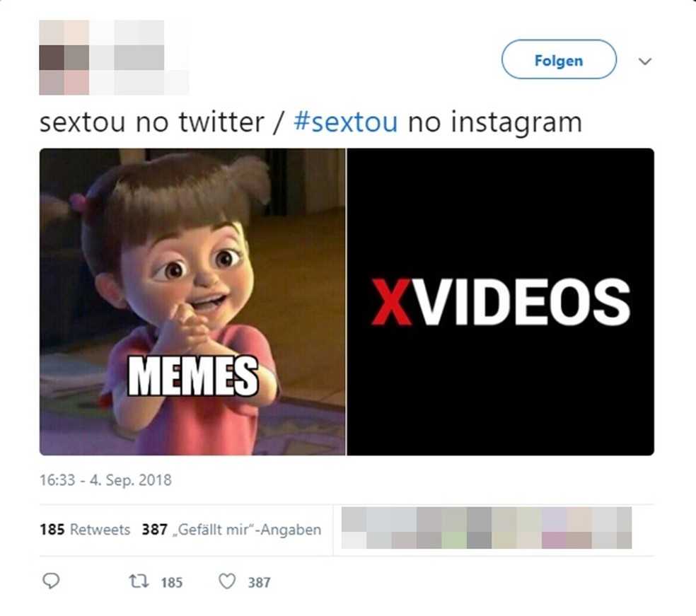 Brazilian comments on #sextou on Twitter Photo: Reproduo / Twitter