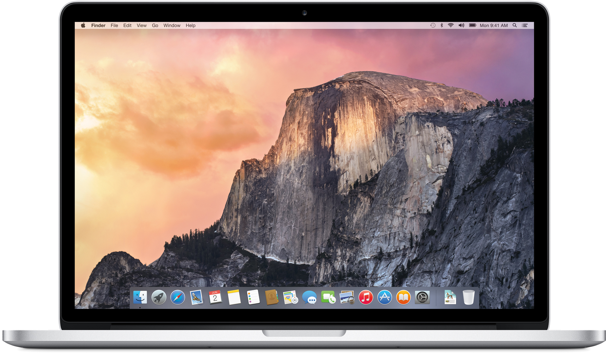 OS X Yosemite running on MacBook Pro