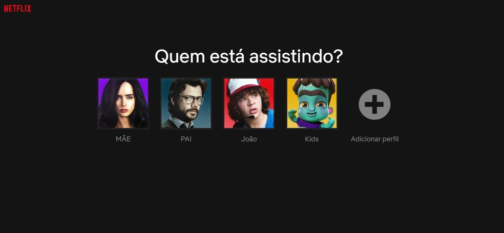 Netflix launches new profile cones with characters from famous series Photo: Reproduo / Rodrigo Fernandes