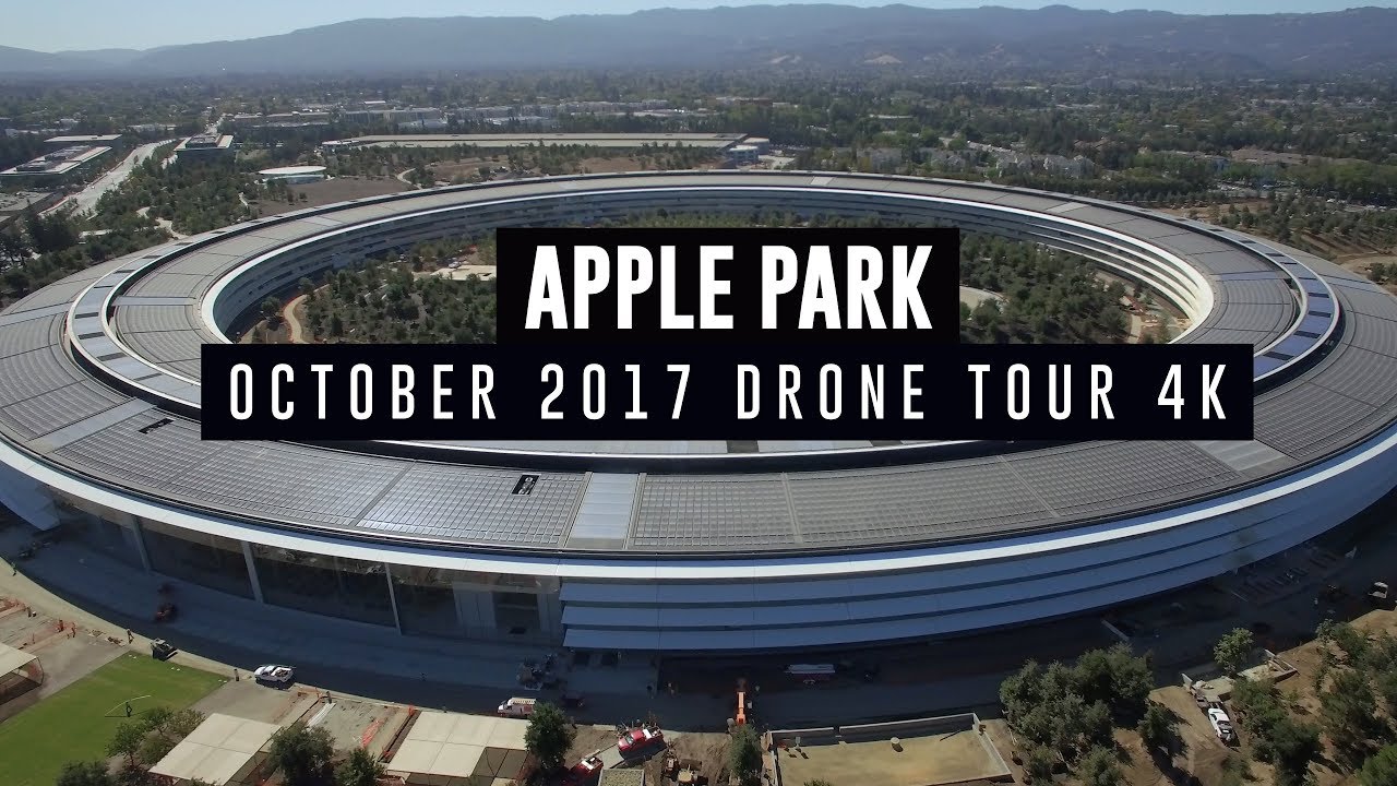 New aerial video of Apple Park shows almost complete work