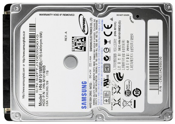 Samsung launches new 1TB superfine hard drive for laptops