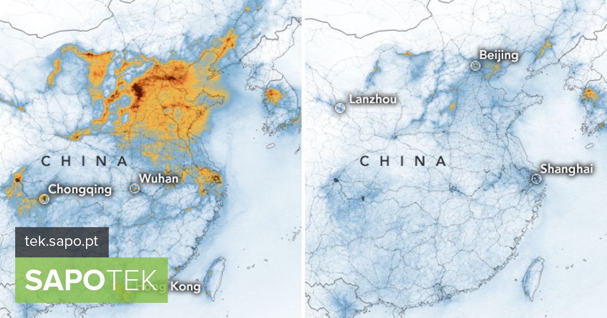 Satellite images show reduced pollution in China due to Coronavirus