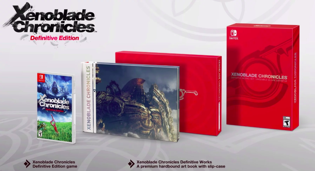 Special edition of Xenoblade Chronicles displayed on Nintendo Direct Mini