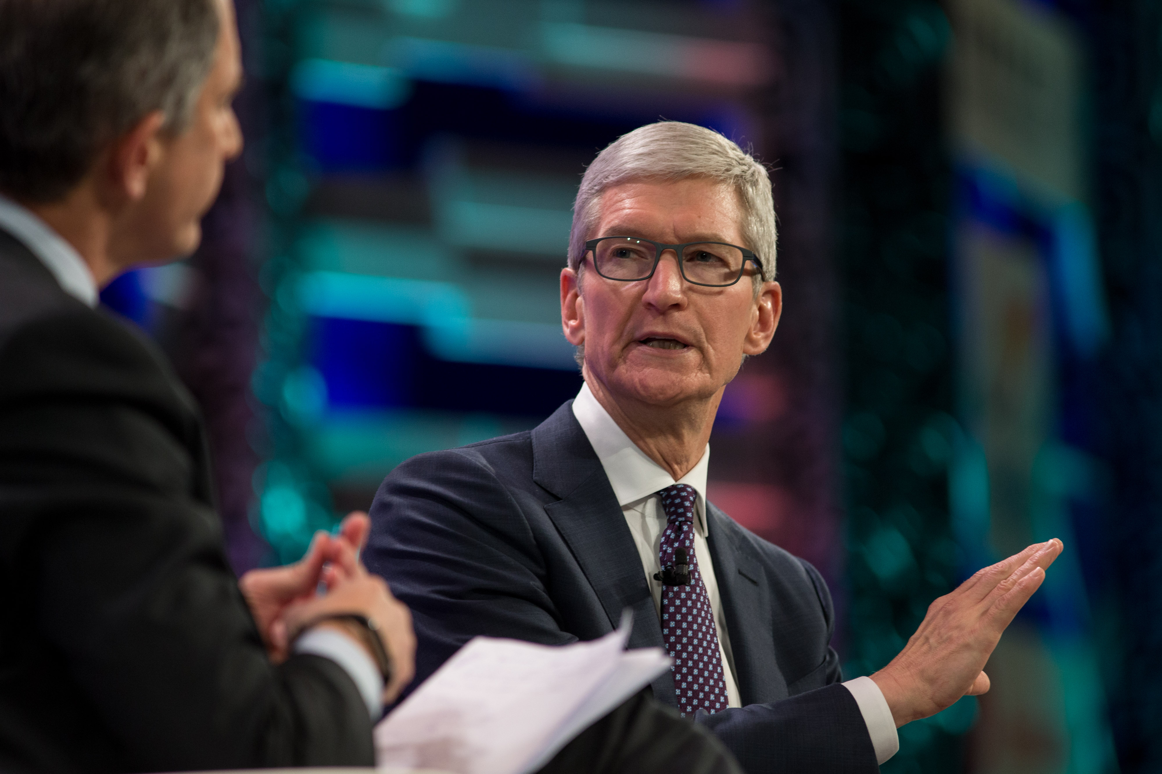 Tim Cook in China during the Fortune Global Forum.