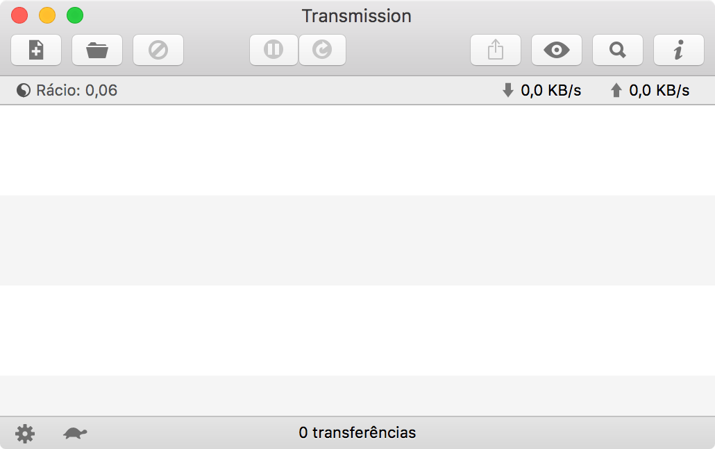 Transmission app for OS X