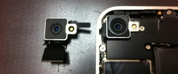 White iPhone 4 camera and proximity sensor would be different from the black model