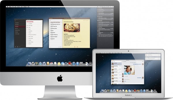 iMac and MacBook Air with OS X Mountain Lion