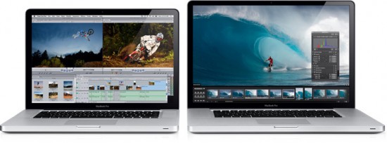 15 and 17 inch MacBooks Pro