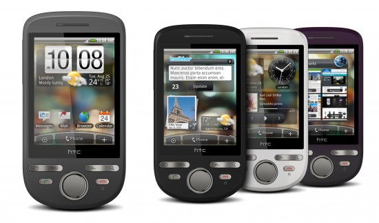 HTC smartphones with Google Android
