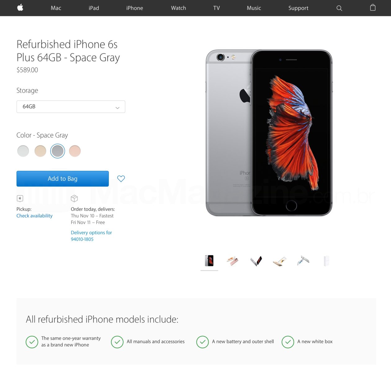 Apple starts selling refurbished iPhones in the United States [atualizado: iPads Pro]