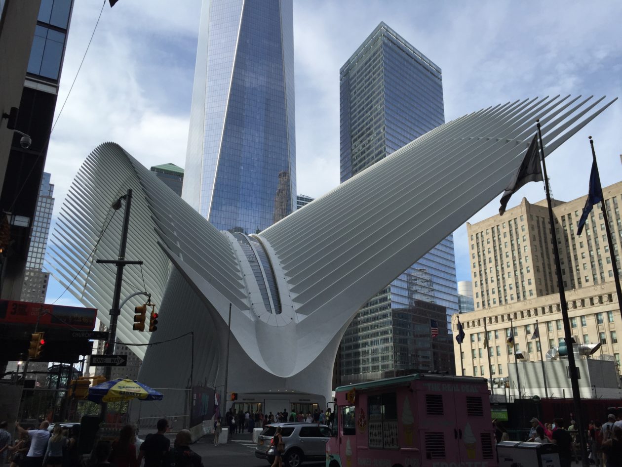 Visiting the new Apple store at the Oculus at the World Trade Center in New York