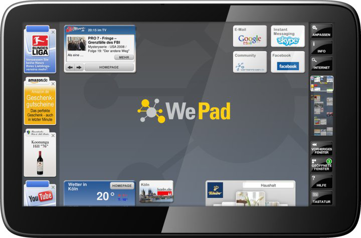 German manufacturer presents WePad, “iPad-killer” with Android and 11.6 inch screen