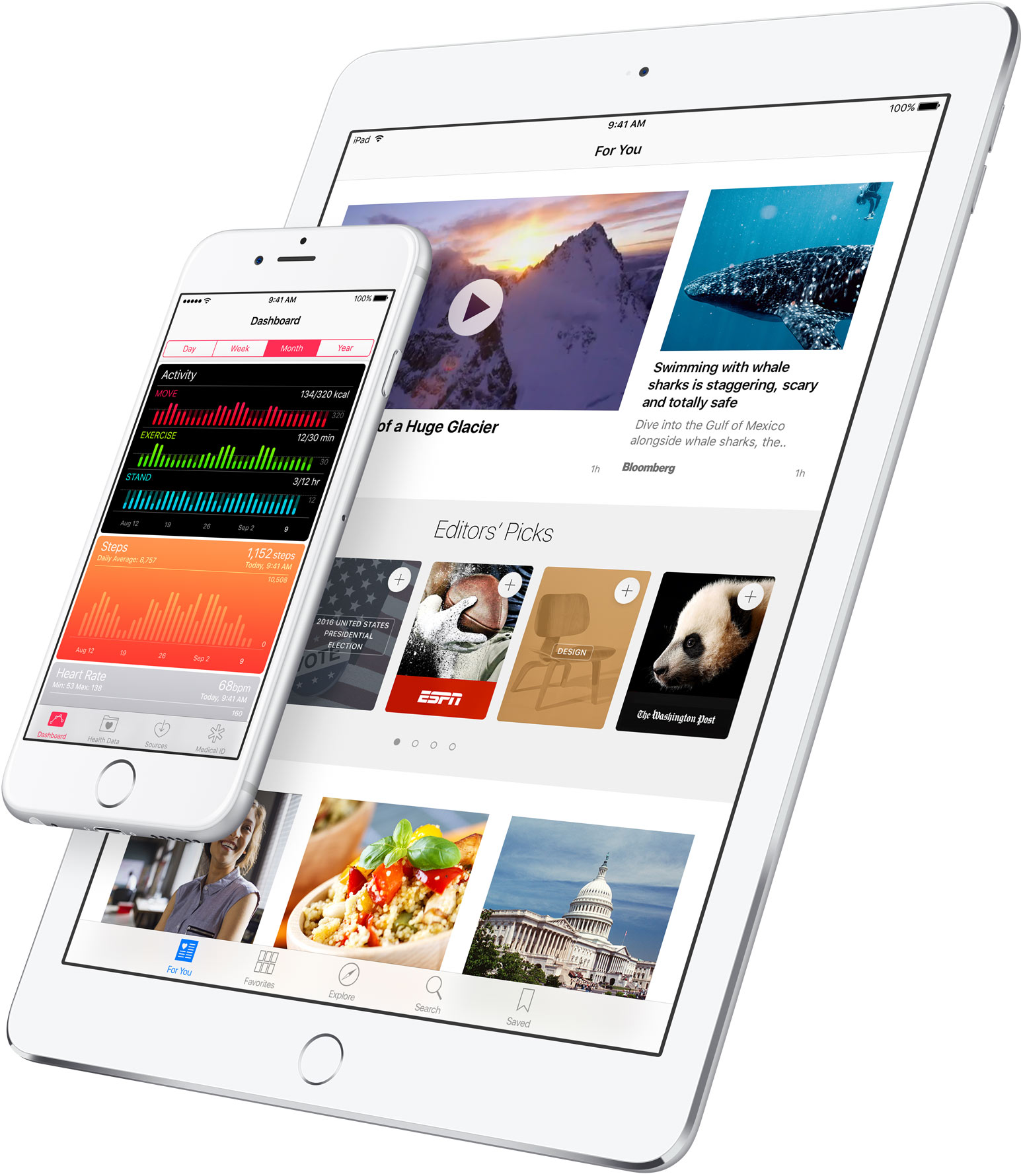 iOS 9.3 on iPad and iPhone
