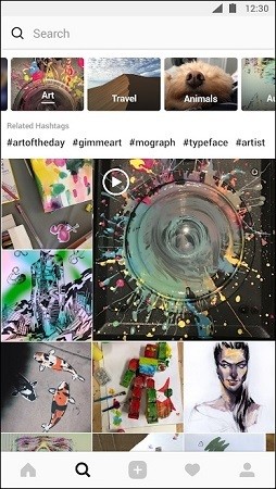 Instagram search and search