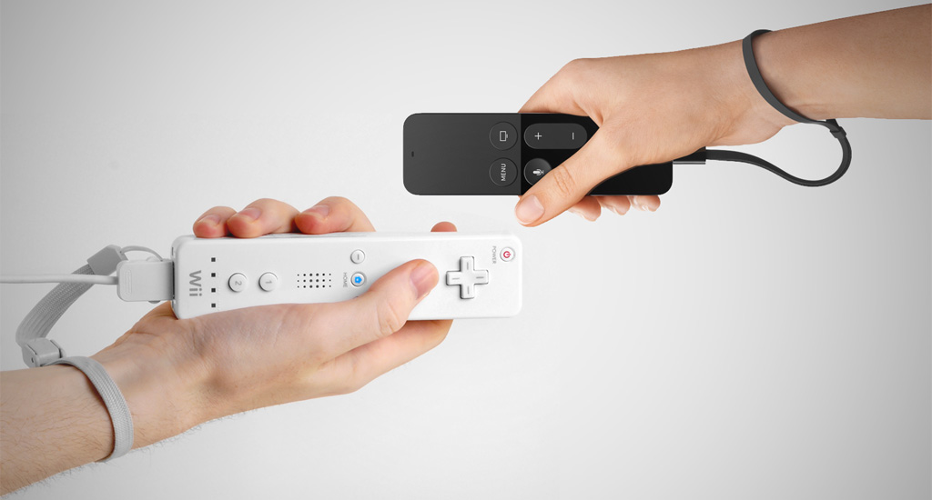 Nintendo Wii and Apple TV controls
