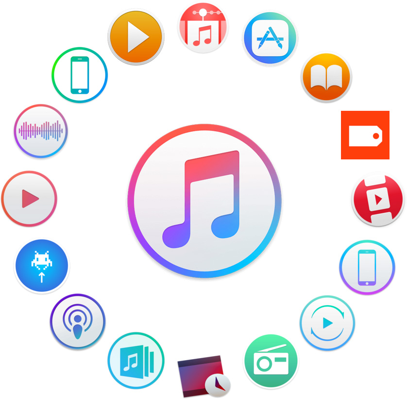 Concept: what if iTunes was broken up into 16 different apps? [atualizado]