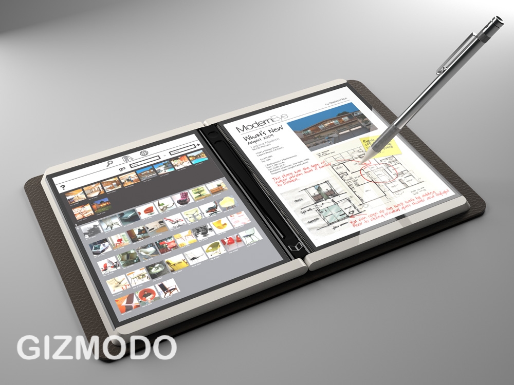 Gizmodo reveals images and first information about Courier, Microsoft's tablet