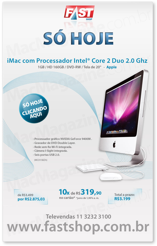 Fast Shop promotes the price of the “educational” iMac promotionally, only today