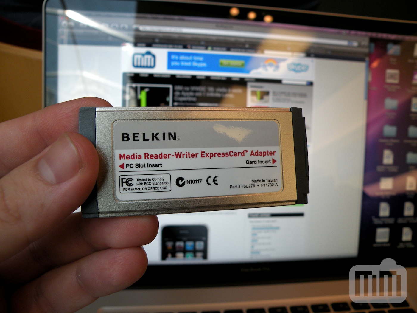 Review: Media Reader ExpressCard Adapter, by Belkin