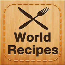 World Recipes app icon - Cook Gourmet World