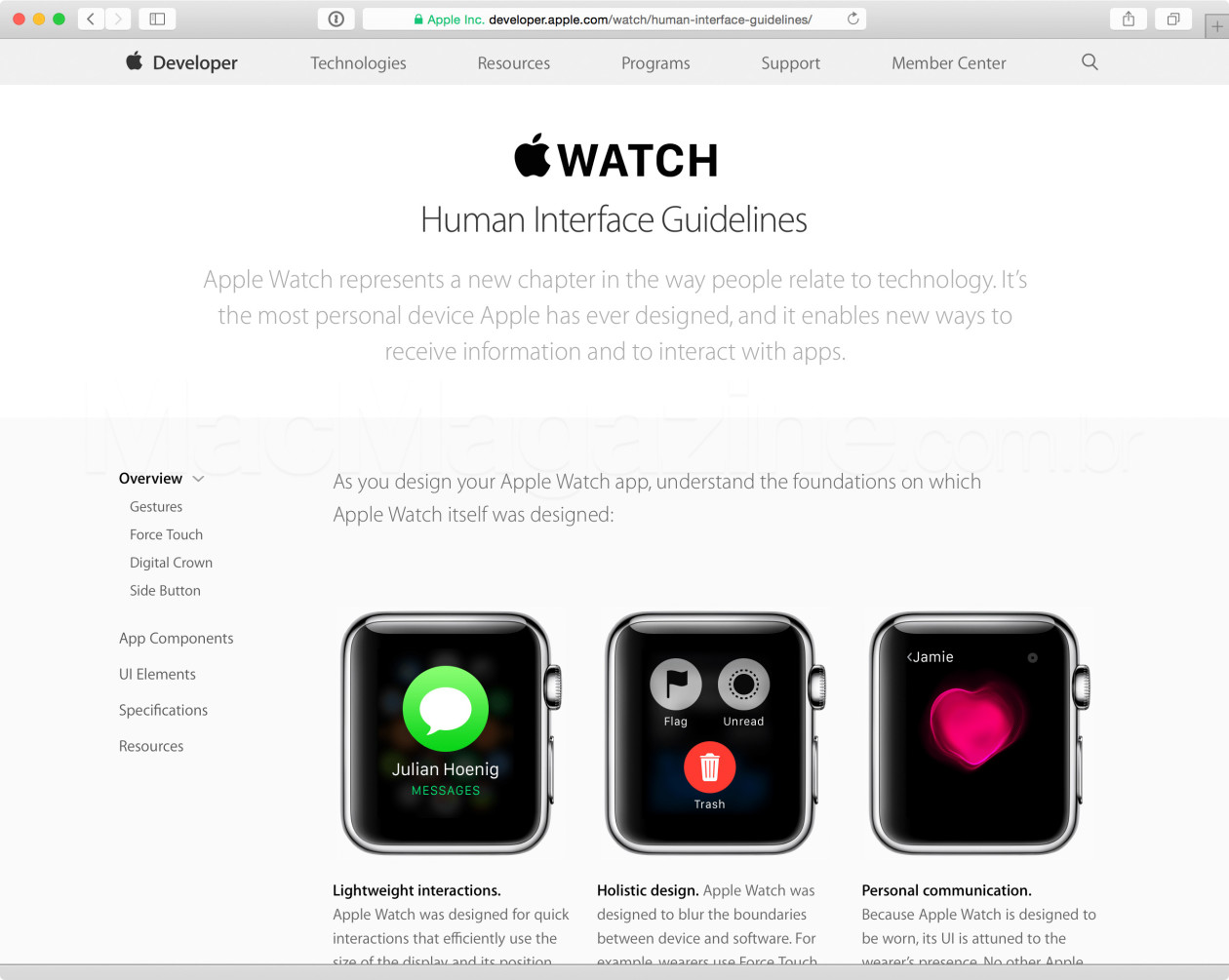 Apple revamps its Watch Human Interface Guide for developers