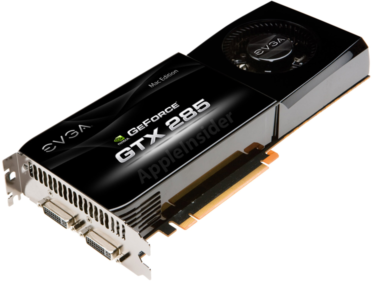 NVIDIA to release GeForce GTX 285 for Macs Pro in June