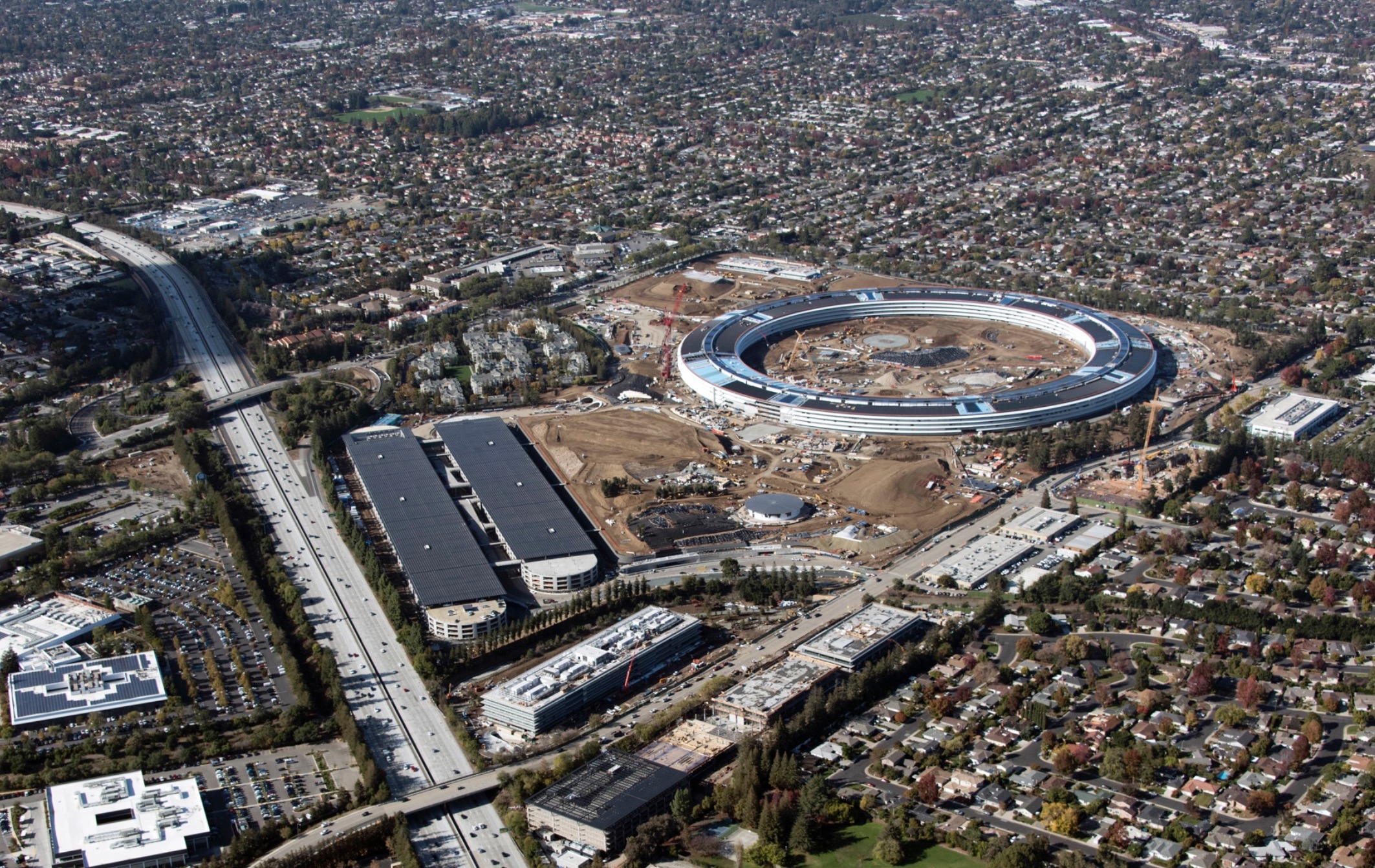Apple Campus 2 seen from above