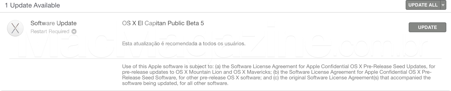 OS X El Capitan 10.11 public beta