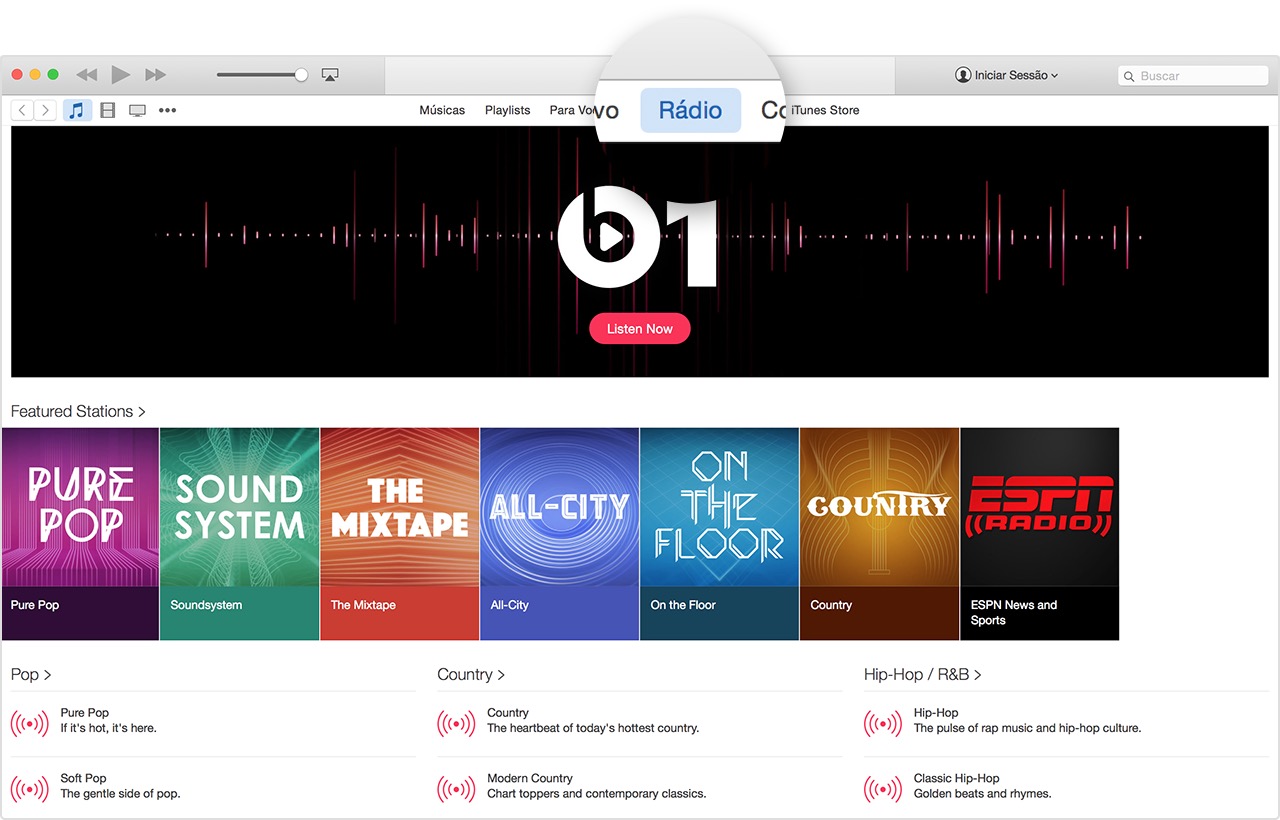 Apple Music radio stations (with the exception of Beats 1) will become exclusive to subscribers [atualizado]