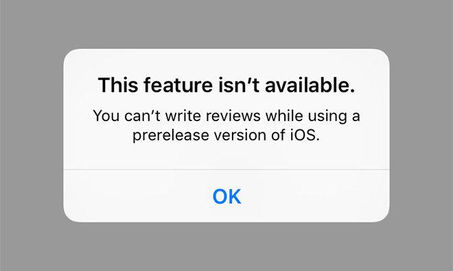 Apple finally stops beta testers from writing app reviews